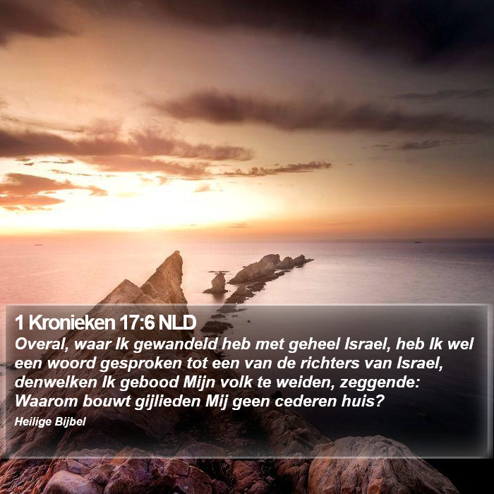 1 Kronieken 17:6 NLD Bible Study