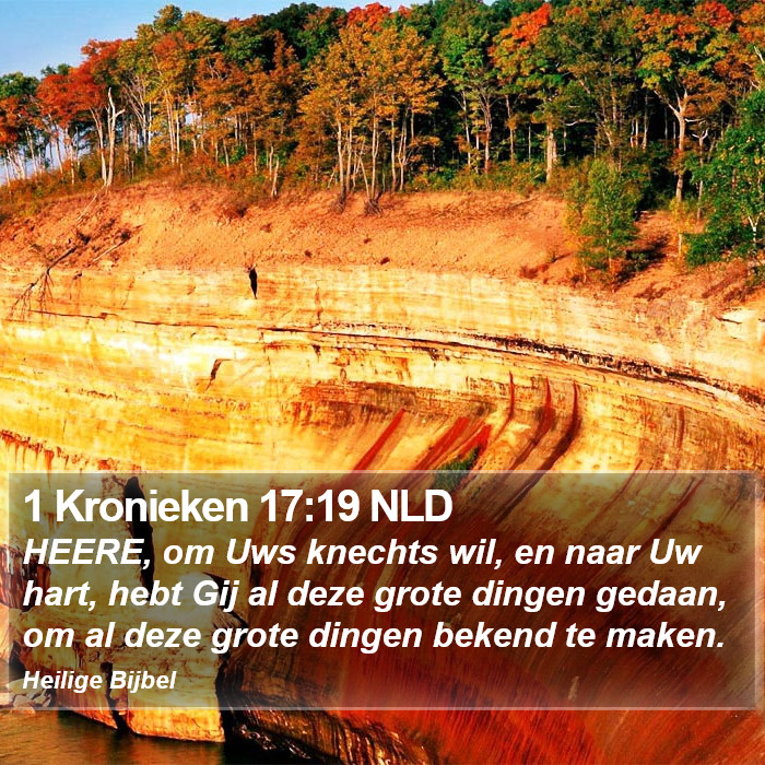 1 Kronieken 17:19 NLD Bible Study