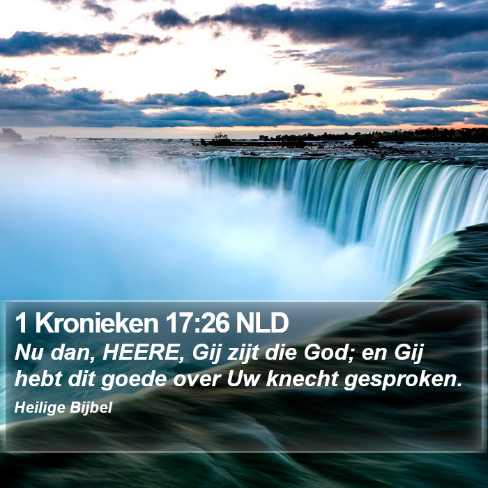 1 Kronieken 17:26 NLD Bible Study