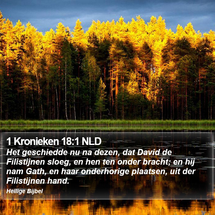 1 Kronieken 18:1 NLD Bible Study