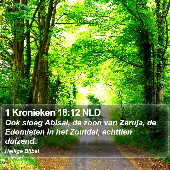 1 Kronieken 18:12 NLD Bible Study