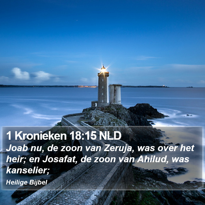 1 Kronieken 18:15 NLD Bible Study