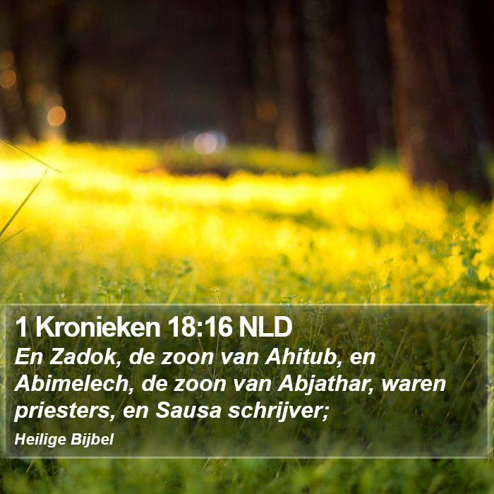 1 Kronieken 18:16 NLD Bible Study