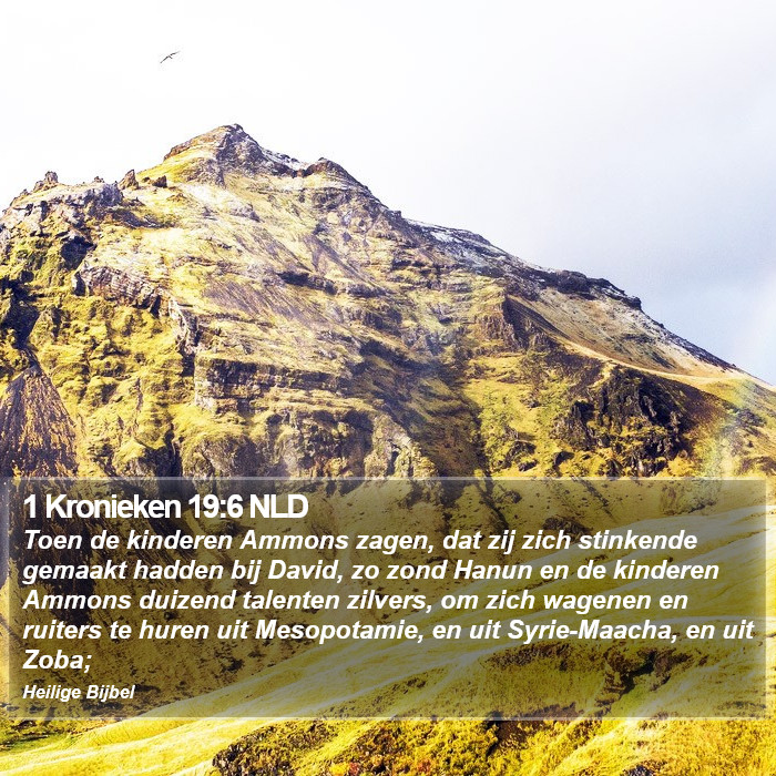 1 Kronieken 19:6 NLD Bible Study