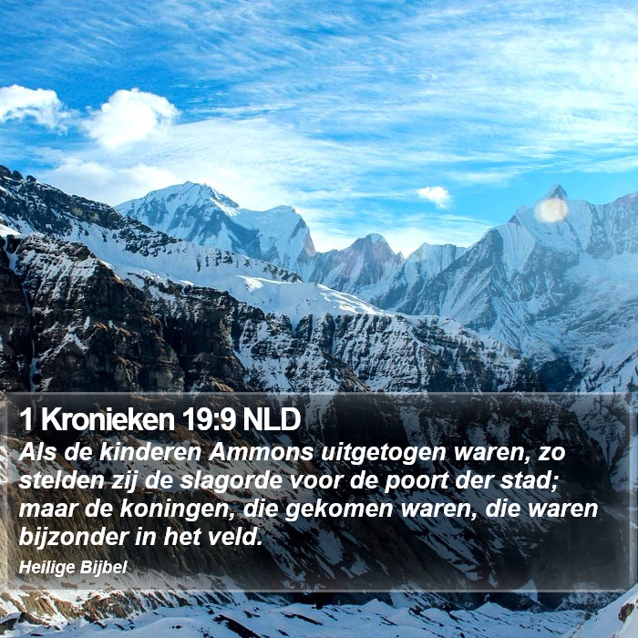 1 Kronieken 19:9 NLD Bible Study