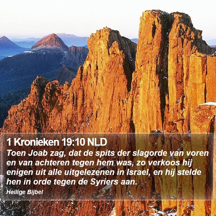1 Kronieken 19:10 NLD Bible Study