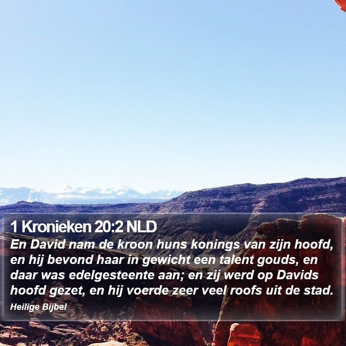1 Kronieken 20:2 NLD Bible Study