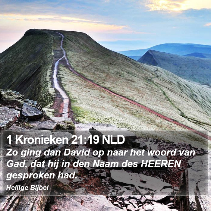 1 Kronieken 21:19 NLD Bible Study