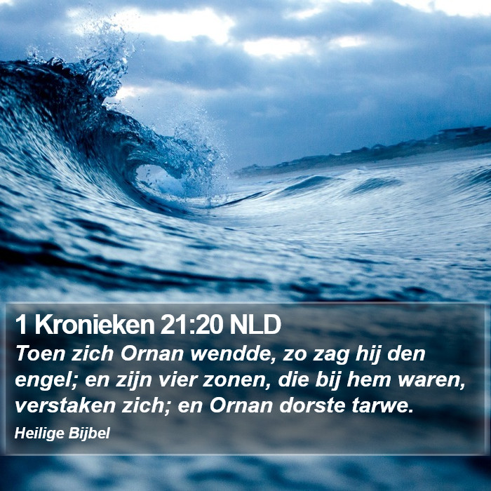 1 Kronieken 21:20 NLD Bible Study