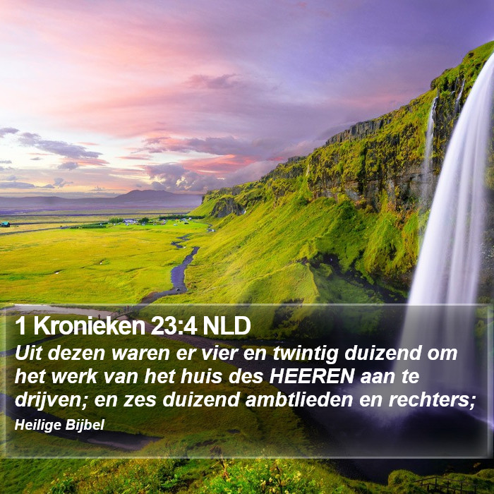 1 Kronieken 23:4 NLD Bible Study