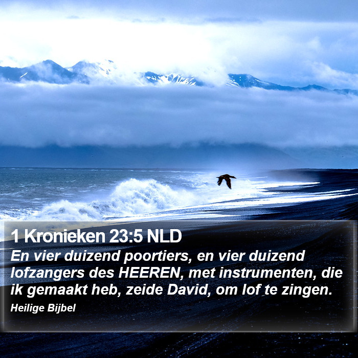 1 Kronieken 23:5 NLD Bible Study