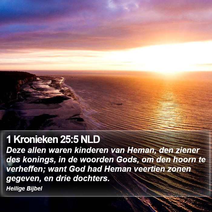 1 Kronieken 25:5 NLD Bible Study