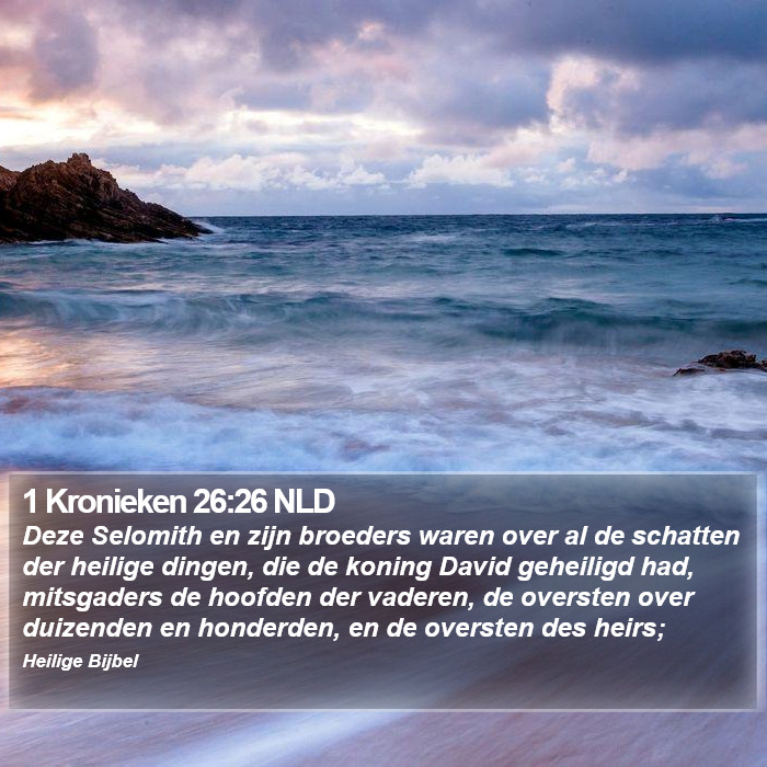 1 Kronieken 26:26 NLD Bible Study