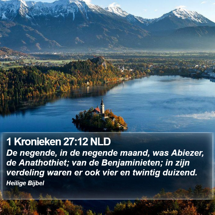 1 Kronieken 27:12 NLD Bible Study