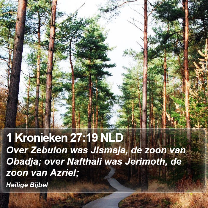 1 Kronieken 27:19 NLD Bible Study