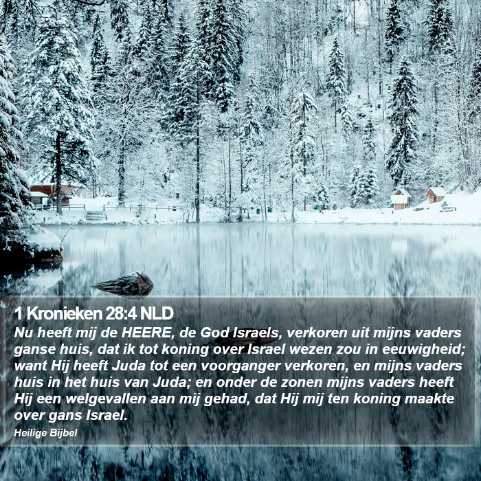 1 Kronieken 28:4 NLD Bible Study