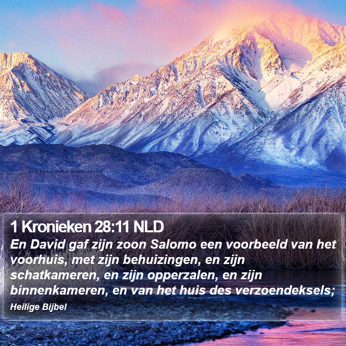 1 Kronieken 28:11 NLD Bible Study