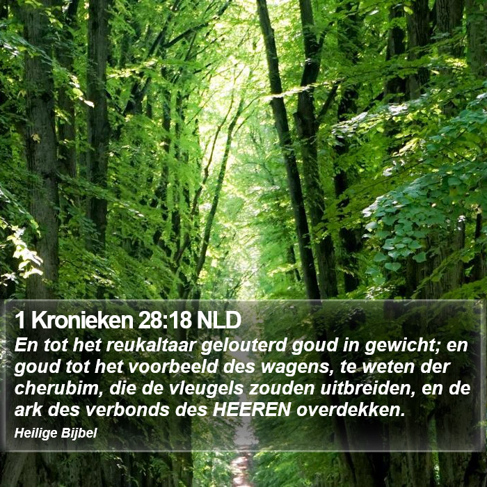 1 Kronieken 28:18 NLD Bible Study