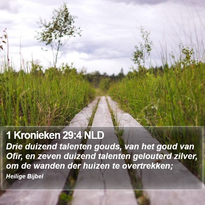 1 Kronieken 29:4 NLD Bible Study