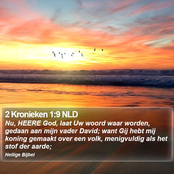 2 Kronieken 1:9 NLD Bible Study