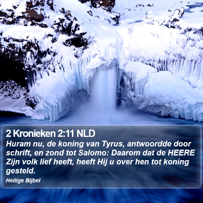 2 Kronieken 2:11 NLD Bible Study