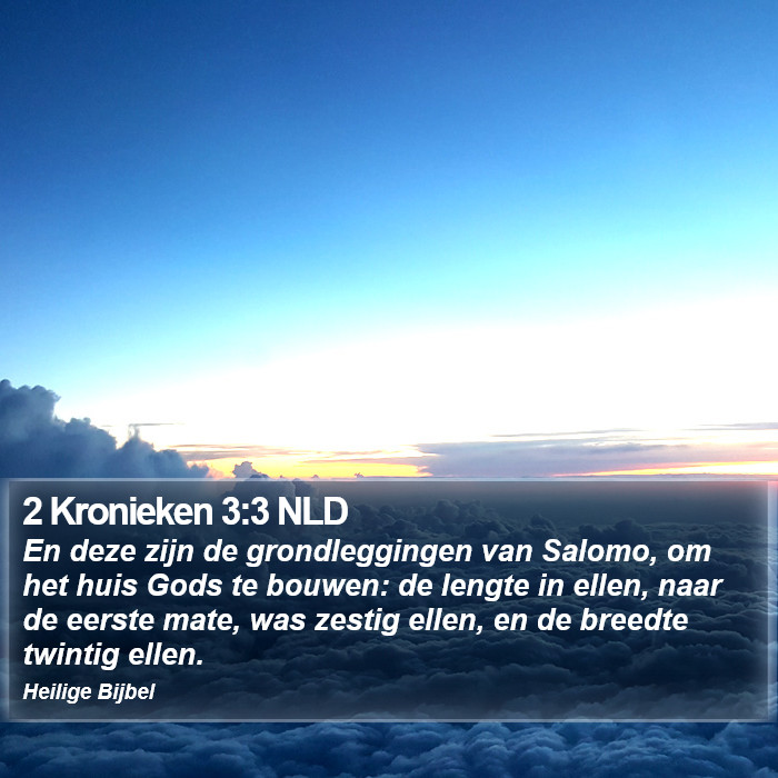 2 Kronieken 3:3 NLD Bible Study