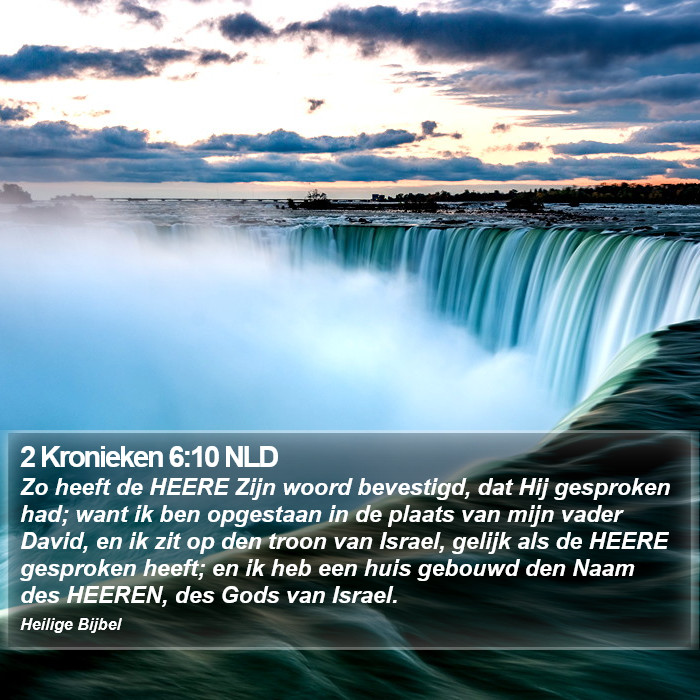 2 Kronieken 6:10 NLD Bible Study