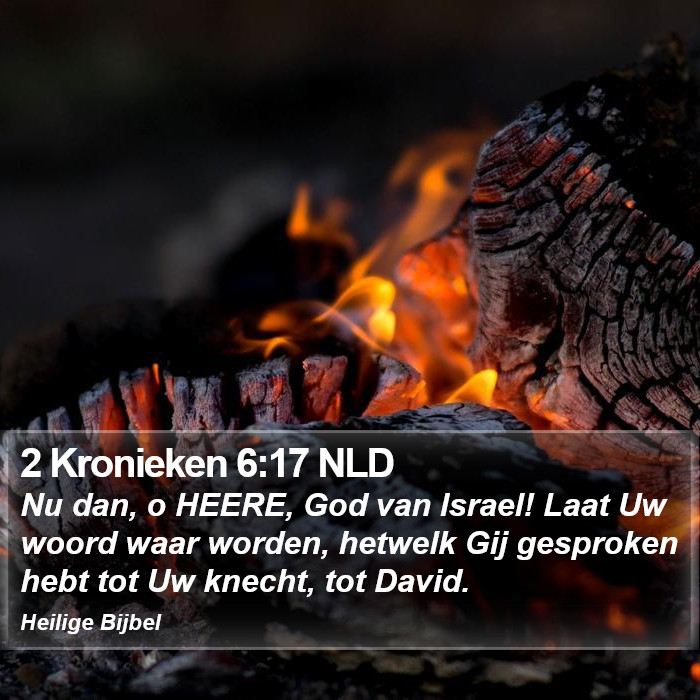 2 Kronieken 6:17 NLD Bible Study