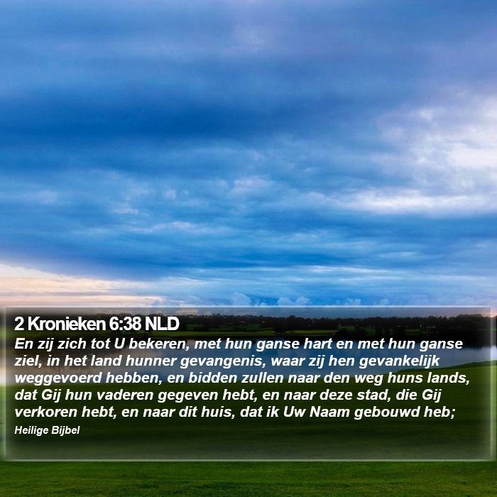 2 Kronieken 6:38 NLD Bible Study