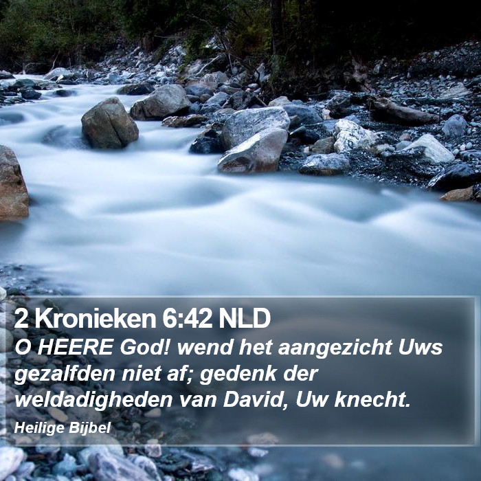 2 Kronieken 6:42 NLD Bible Study