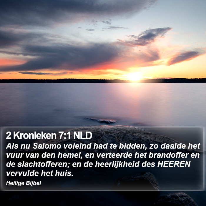 2 Kronieken 7:1 NLD Bible Study