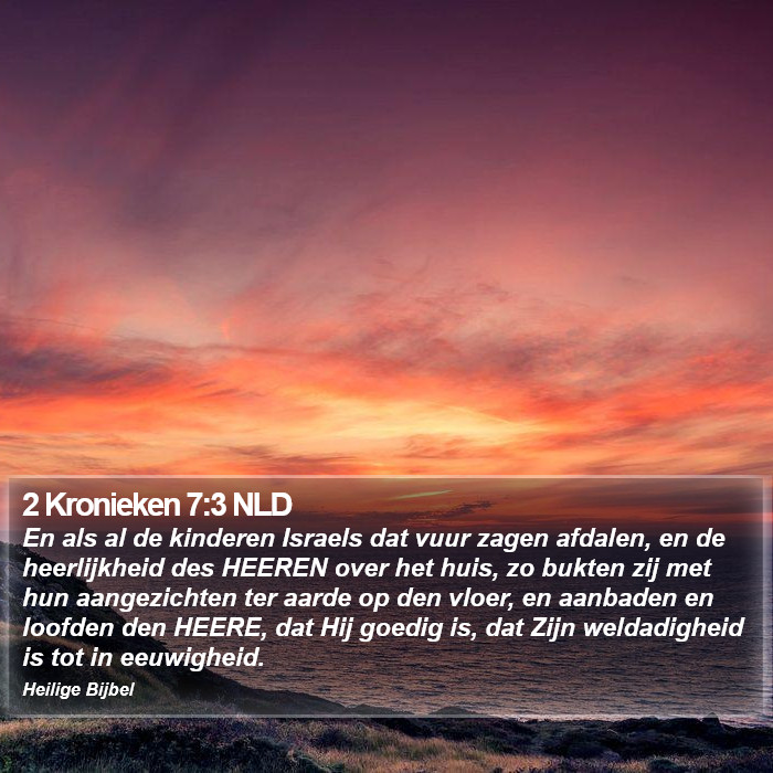 2 Kronieken 7:3 NLD Bible Study