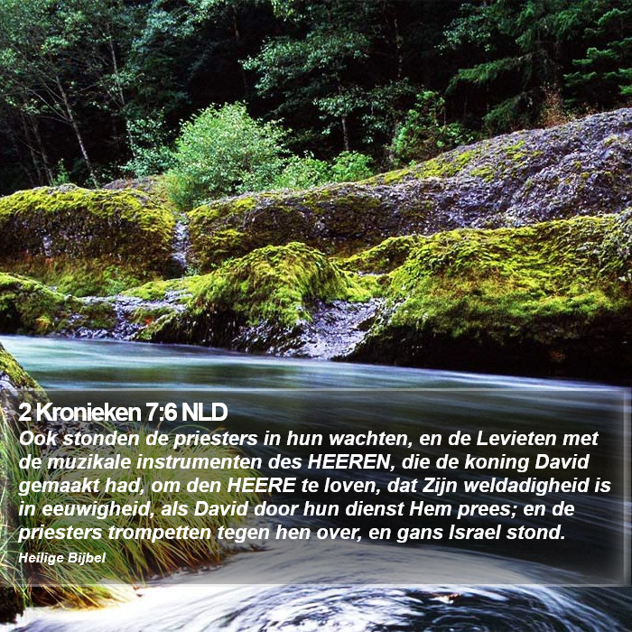 2 Kronieken 7:6 NLD Bible Study