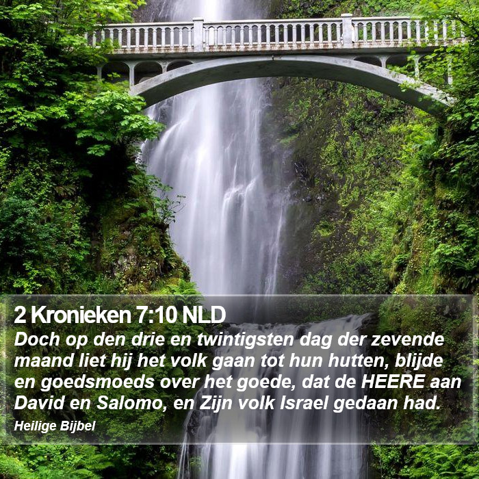 2 Kronieken 7:10 NLD Bible Study