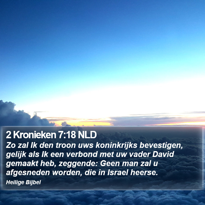 2 Kronieken 7:18 NLD Bible Study