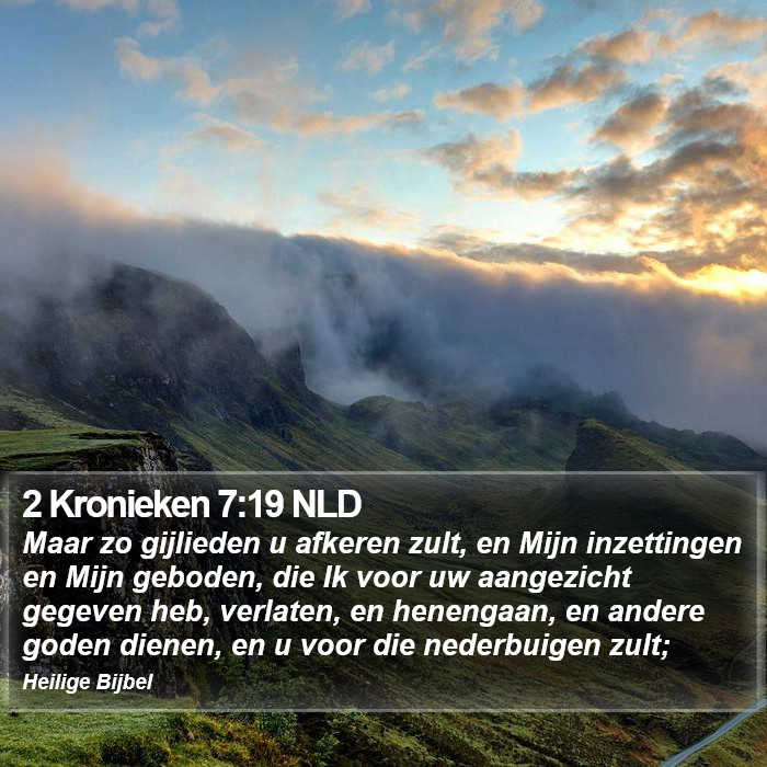 2 Kronieken 7:19 NLD Bible Study