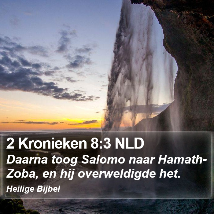 2 Kronieken 8:3 NLD Bible Study