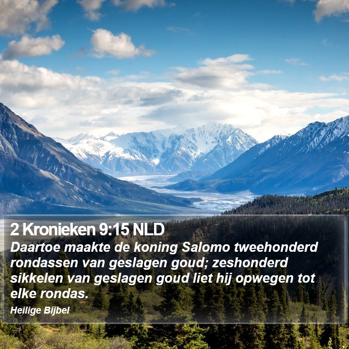 2 Kronieken 9:15 NLD Bible Study