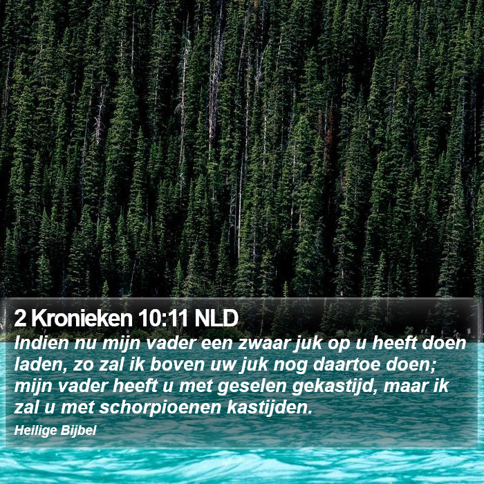 2 Kronieken 10:11 NLD Bible Study