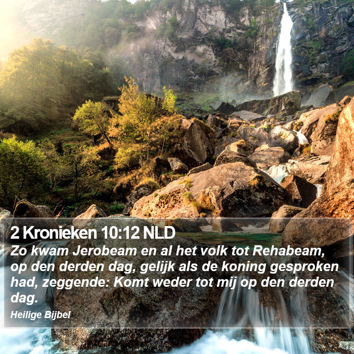 2 Kronieken 10:12 NLD Bible Study