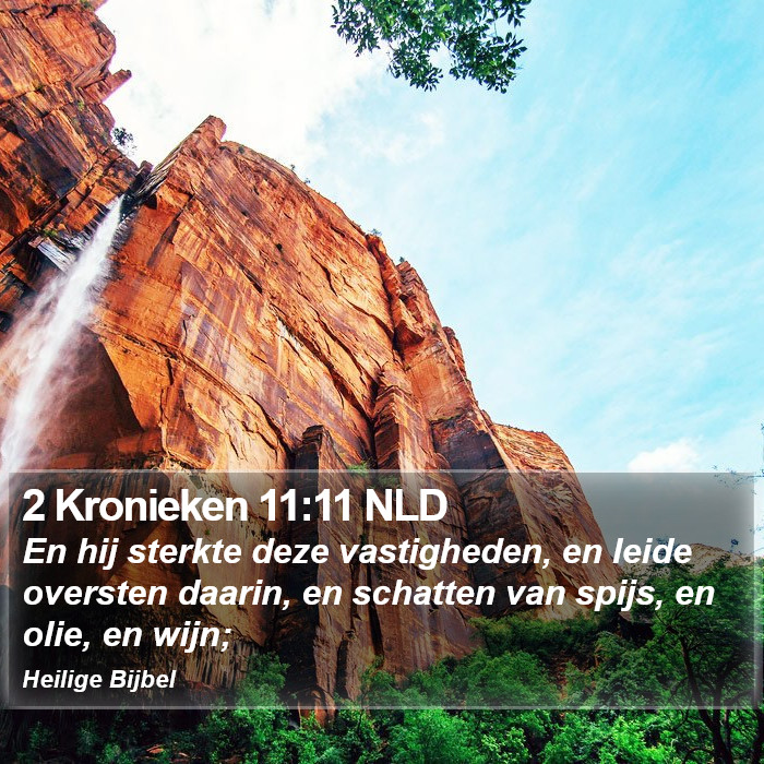 2 Kronieken 11:11 NLD Bible Study