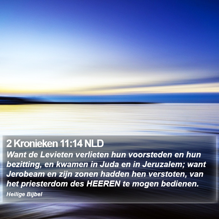 2 Kronieken 11:14 NLD Bible Study