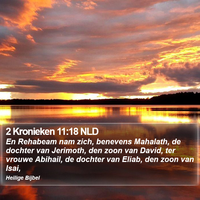 2 Kronieken 11:18 NLD Bible Study