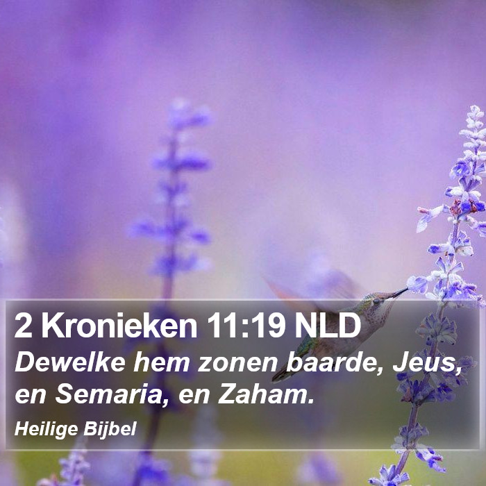 2 Kronieken 11:19 NLD Bible Study