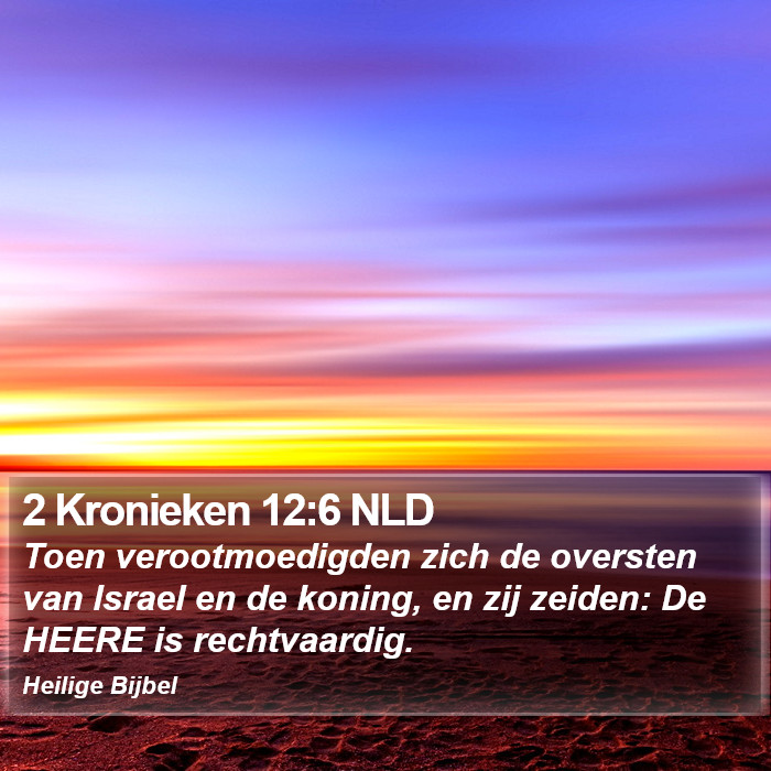 2 Kronieken 12:6 NLD Bible Study