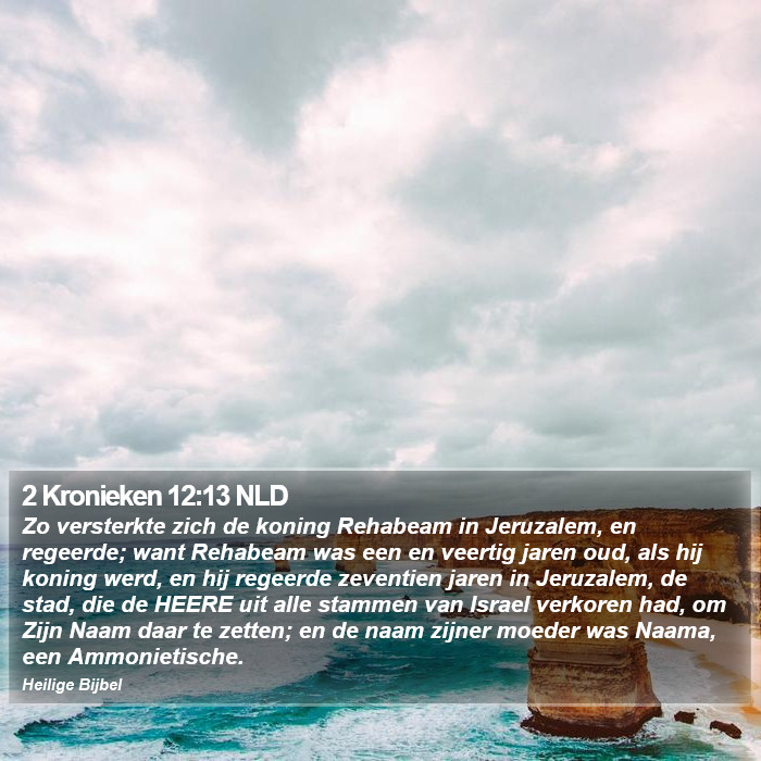 2 Kronieken 12:13 NLD Bible Study