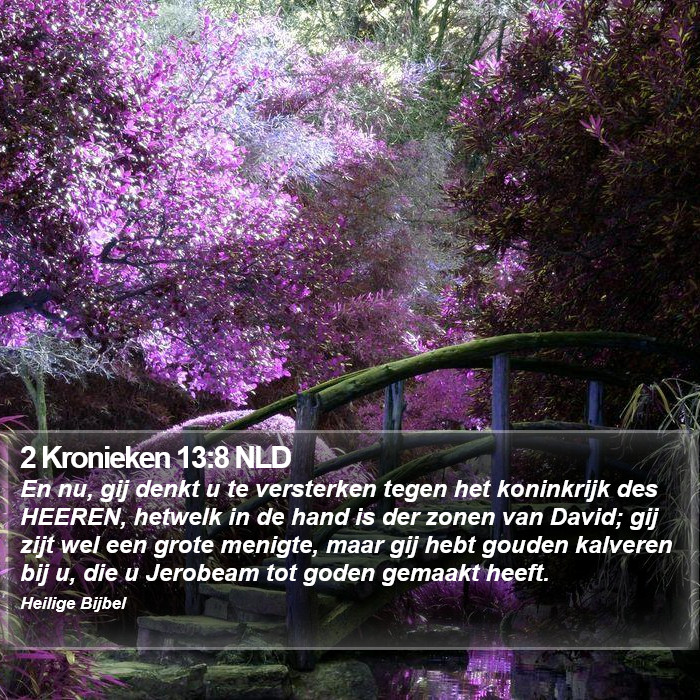 2 Kronieken 13:8 NLD Bible Study