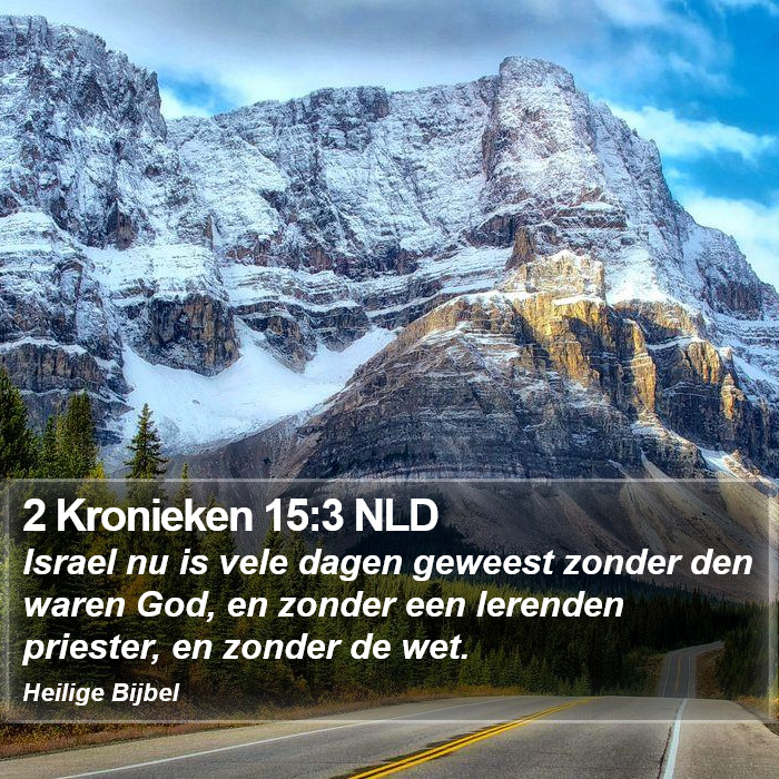 2 Kronieken 15:3 NLD Bible Study