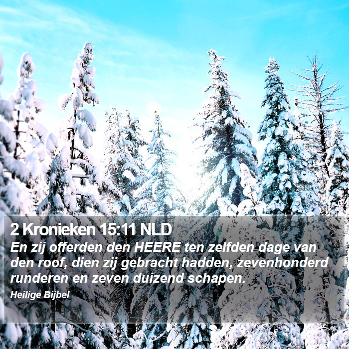 2 Kronieken 15:11 NLD Bible Study