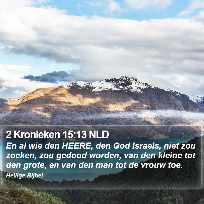 2 Kronieken 15:13 NLD Bible Study